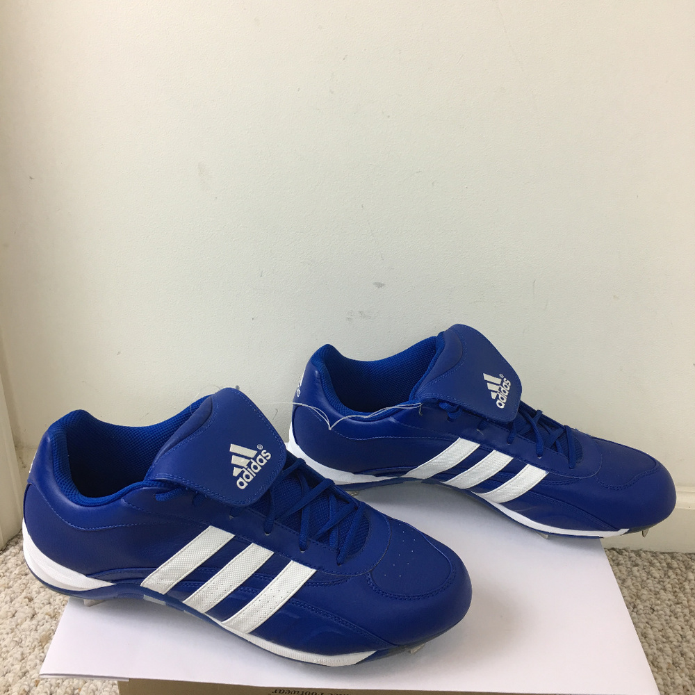 NEW Adidas Low Baseball Cleats Mens Sz 16